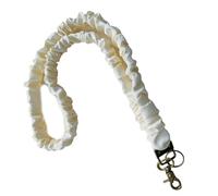 Elastic Cotton Lanyard for Name Badge Card Holder Elastic Neck Lanyard for Holder Phone Identity Card Badge Stretchy Scrunchie Badges