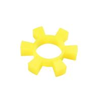 Elastic Coupling Gasket T175/T180/T185 Yellow Polyurethane PU Elastic Gasket, Flexible Spider Jaw Coupling Buffer, Coupler Damper 1pc(175)