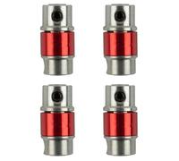 Elastic Coupling Joint Noiseless Marine Accessories for Shaft Sizes 3 175mm, 4mm and 5mm, for RC Boats and Yachts, 1 Piece (3.175mm x 4mm)
