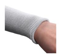 Elastic Cuffs Ribbed Garment Knitted Ribbed Elastic Side Neckline Threaded Trousers Down Jacket Sweater Children Cuffs Rowan Accessories Fabric(Grey White)