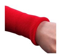 Elastic Cuffs Ribbed Trims Garment Knitted Ribbed Elastic Side Neckline Threaded Trousers Down Jacket Sweater Children Cuffs Rowan Accessories Fabric(Red)