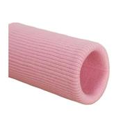 Elastic Cuffs Ribbed Trims Garment Knitted Ribbed Elastic Side Neckline Threaded Trousers Down Jacket Sweater Children Cuffs Rowan Accessories Fabric(Pink)