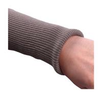 Elastic Cuffs Ribbed Trims Garment Knitted Ribbed Elastic Side Neckline Threaded Trousers Down Jacket Sweater Children Cuffs Rowan Accessories Fabric(Dark Khaki)