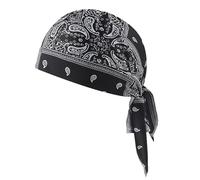 Elastic Cycling Sports Cap for Men Women Paisley Cooling Headscarf Cap Moisture Wicking Stretchy American Flag Bandana Beanie Lightweight Quick Dry Camo Head Wrap Hat for Biker Hip Hop Running