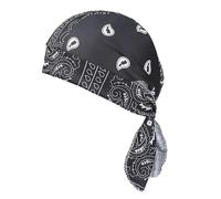 Elastic Cycling Sports Cap for Men Women Paisley Cooling Headscarf Cap Moisture Wicking Stretchy American Flag Bandana Beanie Lightweight Quick Dry Camo Head Wrap Hat for Biker Hip Hop Running