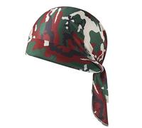 Elastic Cycling Sports Cap for Men Women Paisley Cooling Headscarf Cap Moisture Wicking Stretchy American Flag Bandana Beanie Lightweight Quick Dry Camo Head Wrap Hat for Biker Hip Hop Running