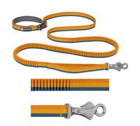 RUFFWEAR Roamer Bungee Dog Lead, Running Dog Leash, Extendable Dog Lead, Hand Held or Waist Worn Lightweight Adjustable Dog Rope, Premium Pet Accessories for Walks, 1.7-2.1m Long, Yellow Snow