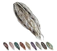 Elastic Dread Ponytail, Elasticated Dread Ponytail, Boho Braided Ponytail Extension with Hair Tie,Elastic Boho Dreadlock Hair Extension With Beads, Shell And Charm Details,For Women Men Festival Daily