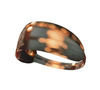Elastic Exercise Headband Fashionable Sweat Absorption Breathable and Exquisite Quiet Brew Print Design