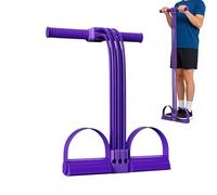Elastic Exercise with Pedal - Pull Band 45 x 25 x 10 cm, Fitness Rope | Body Toning, Legs Arms Abs Sports Training Device for Women Beginners Teens Use d