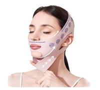Elastic Face Lifting Belt Double Layer Upgraded Chin Up Mask V-Line Face Lift Tighten Lifting Belt Facial Massage Strap Skin Care for women(1pcs - Double Layer)
