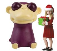 Elastic Fidget Animal Squeeze Ball - Anti Stress Monkey Toy, Cute Design | Multipurpose Stress Relief Activity for Boys Girls, Basket Gift, Desk Toy, Sensory Play, Relaxation Fun Focus Aid