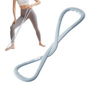 Elastic Fitness Bands, Yoga Fitness Rope in 8 Shape, Portable Stretch Bands for Arms, Back Shaping, Shoulder, Leg, Hips, Muscle Training at Home, On the Go