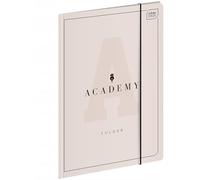 Elastic Folder A4 - Sturdy Cardboard - Soft-Touch Cover Feel - Academy Pastel - Pack of 10