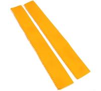 Elastic for fibre Cloth Paddle Guard 2pcs Black Red Blue Elastic | Anti-slip texture, secure grip, prevents fatigue, 24cm length, fits most paddle shafts