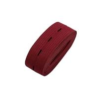 Elastic for Sewing 15/20/25/30MM DIY Sewing Accessories Button Hole Knit Elastic Bands Ribbon Tape Colorful White Black Webbing for DIY(Wine red,3yard)