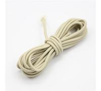 Elastic for Sewing, 2mm Multicolor Round Elastic Band for DIY Crafts in 2m Or 4m Length(Beige,2meters)