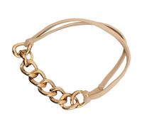 Elastic Gold Hair Bands Stylish Metal Hair Scrunchie Fashion Hair Accessories For Everyday Wear And Special Event Women's Hair Styling Bands