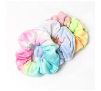 Elastic Hair Bands 3pcs Tie Dyed Scrunchie Pack Hair Accessories For Women Girls Headbands Elastic Rubber Hair Tie Hair Rope Ring Ponytail Hold Headband (Size : B Color)