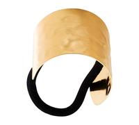 Elastic Hair Cuff - Elegant Metal Pony Holder Accessories Modern Chic Hair Rope with Smooth Contoured Shape | Increased Visual Appeal, Creates Groomed Hairstyles, Great Everyday Life