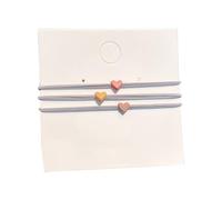 Elastic Hair Rope Set of 3 for Girls Sweet Hair Band Elastic Hair Tie Star Garten Girls Ponytail Holder