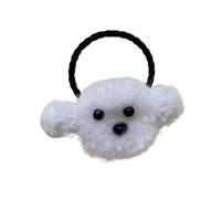 Elastic Hair Scrunchies Cartoon Plush Dog Hair Scrunchy Lovely Hairpieces Thick Updo Hair Rope Lady Girl Hair Decoration