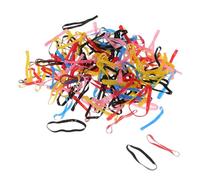 Elastic Hair Ties 100pcs High Elasticity Rubber Bands for Girls Disposable Ponytail Holders Soft Mini Hair Accessories for Kids and Toddlers
