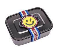 Elastic Happy Face lunch box Yellow one size