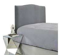 Elastic Headboard Cover Protector for Twin Full Queen King Size Beds - Stylish Soft Fabric Slipcover, Easy to Clean