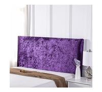 Elastic Headboard Slipcover Washable Dustproof Cover for Boards Purple Viola 120x75cm - Stylish Protection for Bedroom Furniture