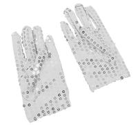 Elastic Kids Sequins Gloves Dance Competitions Shining Singing Christmas Party Delicate Children Full Finger Gloves Glitter Gloves Kids Glitter Gloves Girls Glitter Gloves Long Glitter Gloves Full