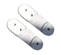 Elastic Lace Straps for Figure Skates, 2-Pack Skate Lace Covers - Secure Lace Lock, Ankle Support for Ice Skating, Performance, Training & Lessons(white)