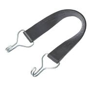 Elastic Lashing Strap Colour Black Stretchy 54 cm Length 35 mm Width with Wire Hook