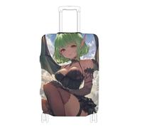 Elastic luggage cover Dustproof suitcase elastic cover suitcase protector Fit 18-32 Inch Luggage, little devil anime girl, S 18-20 in