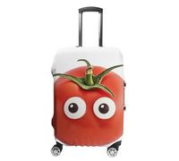 Elastic Luggage Cover Generic,Washable I Love You from My Head Tomatoes Printed Suitcase Protector for 19'' - 32'' Case (Cute & Personalized), I Love You from My Head Tomatoes, M