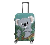 Elastic Luggage Cover Generic,Washable Koala Vine Cartoon Printed Suitcase Protector for 19'' - 32'' Case (Cute & Personalized), Koala Vine Cartoon, L