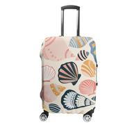 Elastic Luggage Cover Generic,Washable Various Shell Images Printed Suitcase Protector for 19'' - 32'' Case (Cute & Personalized), Various Shell Images, L