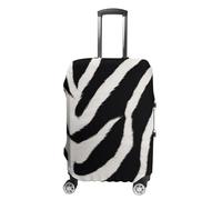 Elastic Luggage Cover Generic,Washable Zebra Animal Printed Suitcase Protector for 19'' - 32'' Case (Cute & Personalized), Zebra Animal, L