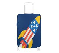 Elastic luggage cover Washable cover for suitcase suitcase protector Fit 18-32 Inch Luggage, independence day rocketing, XL 29-32 in