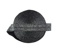 Elastic Lycra Hair Bands, Hair Belt, Diadem, Sewing Adornment for Dress, 2, 5, 10 Yards, 5/8 Puds, 15mm-Black-5 Yards
