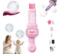 Elastic Magic Bubble Wand, Magic Smoke Portable Interactive Mist Machines with Lights & Sound, Automatic Mist Bubbles Blower for Outdoor Party & Interactive Play Beaches, Summer (Color-G)