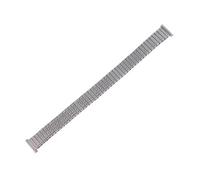 Elastic Metal Elastic Bracelet Vintage Watch Chain Replacement Watch Accessories Quick Release(Silver,16mm)