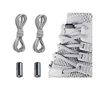 Elastic No Tie Shoe Laces For Adults,Kids,Elderly,One Size Fits All, Gray, XL