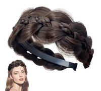 Elastic Non-slip Band for Women | Braid headband 3 Strands | Fishbone Braids Hairbands With Teeth - Fishbone Hair Plaited Twist Headband Hair Accessories for Women Girl