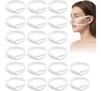Elastic Nose Bandages - 20 PCS Nasal Bandage Dressing Holder Nose Bleed Stopper for Post-Surgery with Loops,External Nose Mesh Wound Bandages for Dressing Change Daily Care and Protection Supplies