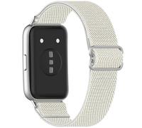 Elastic Nylon Strap Compatible with Huawei Band 11 / Band 11 Pro Straps Weave Sport Band Replacement Strap Adjustable Braided Stretch Wristband for Men Women (Star Light)