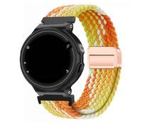 Elastic nylon strap for Garmin Forerunner 735 XT 235 lite 630 620 230 220 watch band Breathable Ultra light wristband Approach S20 S6 Quick Dry Replace band (yellow)