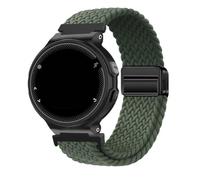 Elastic nylon strap for Garmin Forerunner 735 XT 235 lite 630 620 230 220 watch band Breathable Ultra light wristband Approach S20 S6 Quick Dry Replace band (army green)