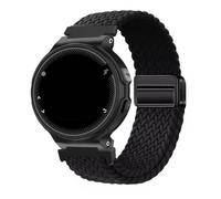 Elastic nylon strap for Garmin Forerunner 735 XT 235 lite 630 620 230 220 watch band Breathable Ultra light wristband Approach S20 S6 Quick Dry Replace band (black)