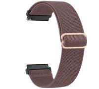 Elastic Nylon Straps for Garmin Venu 3S/2S/Vivoactive 4S-Smoke Purple